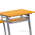 Ensemble de chaises de table d'étude en métal pour étudiants juniors